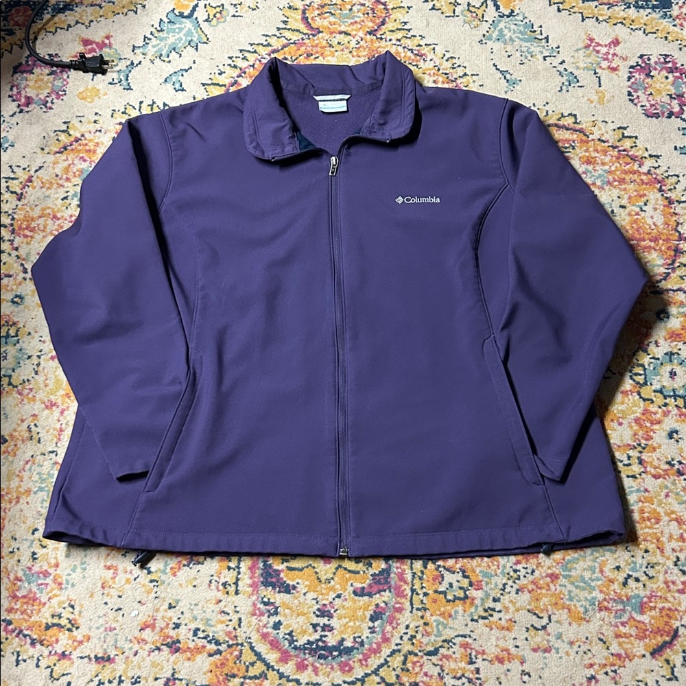 Columbia Women's Kruser Ridge Softshell Jacket in Deep Purple‎ 3XL